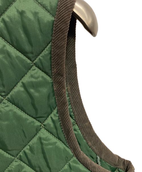 DRAKE'S（ドレイクス）DRAKE'S (ドレイクス) LAVENHAM (ラベンハム) キルティングベスト グリーン サイズ:Sの古着・服飾アイテム
