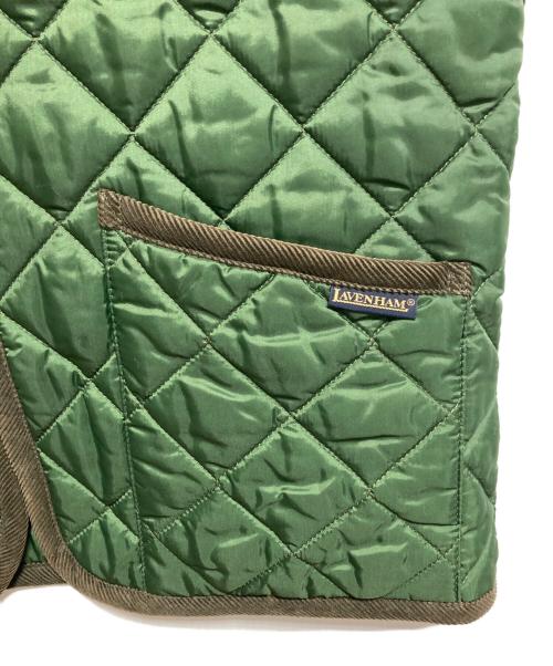 DRAKE'S（ドレイクス）DRAKE'S (ドレイクス) LAVENHAM (ラベンハム) キルティングベスト グリーン サイズ:Sの古着・服飾アイテム