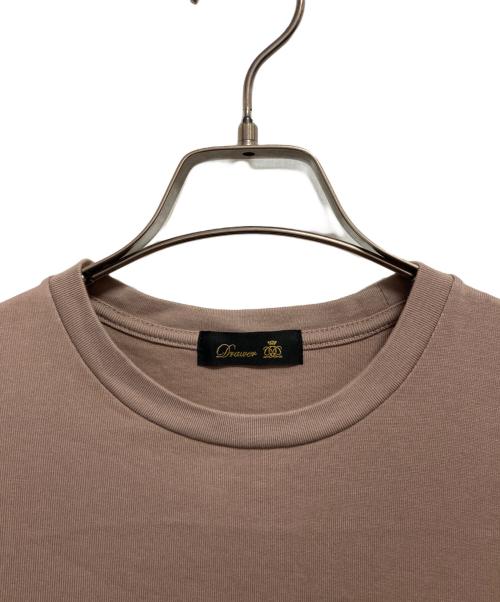 DRAWER（ドゥロワー）Drawer (ドゥロワー) コットン天竺ノースリーブロングプルオーバー ベージュ サイズ:1の古着・服飾アイテム