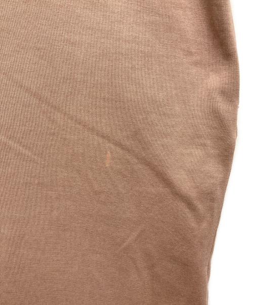 DRAWER（ドゥロワー）Drawer (ドゥロワー) コットン天竺ノースリーブロングプルオーバー ベージュ サイズ:1の古着・服飾アイテム