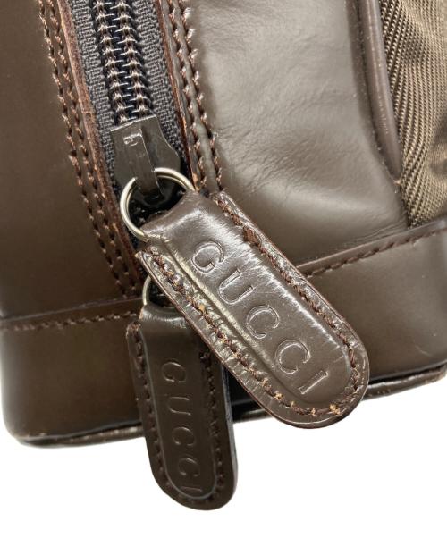 GUCCI（グッチ）GUCCI (グッチ) バンブーハンドル  バックパック ブラウンの古着・服飾アイテム