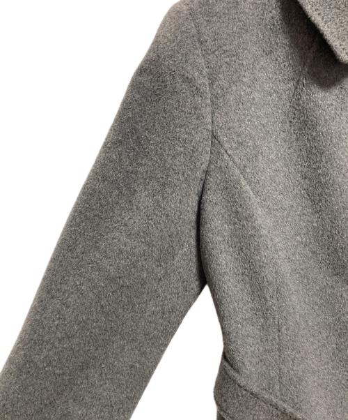SCAPA（スキャパ）SCAPA (スキャパ) アンゴラ混ウールコート グレー サイズ:SIZE 40の古着・服飾アイテム