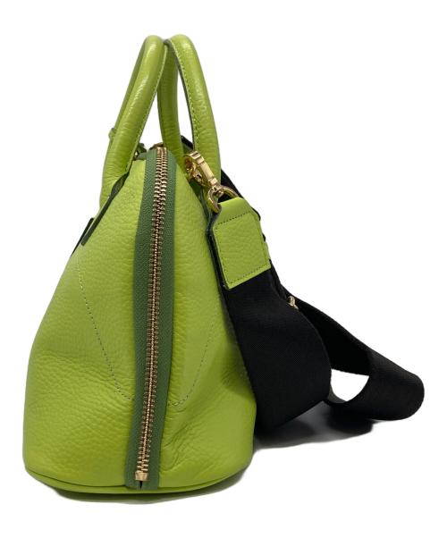 A.D.M.J.（エーディーエムジェイ）A.D.M.J. (エーディーエムジェイ) 2WAYハンドバッグ グリーンの古着・服飾アイテム