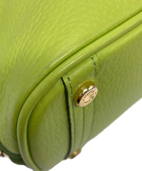 A.D.M.J.（エーディーエムジェイ）A.D.M.J. (エーディーエムジェイ) 2WAYハンドバッグ グリーンの古着・服飾アイテム