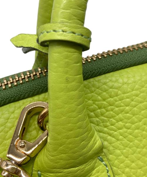 A.D.M.J.（エーディーエムジェイ）A.D.M.J. (エーディーエムジェイ) 2WAYハンドバッグ グリーンの古着・服飾アイテム