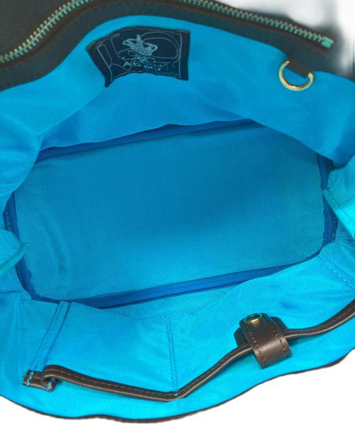 A.D.M.J.（エーディーエムジェイ）A.D.M.J. (エーディーエムジェイ) 2WAYハンドバッグ グリーンの古着・服飾アイテム