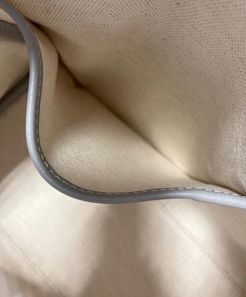 Kate Spade（ケイトスペード）Kate Spade (ケイトスペード) フラワージャガード 2wayトートバッグ グレー×ベージュの古着・服飾アイテム