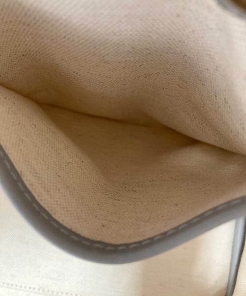 Kate Spade（ケイトスペード）Kate Spade (ケイトスペード) フラワージャガード 2wayトートバッグ グレー×ベージュの古着・服飾アイテム