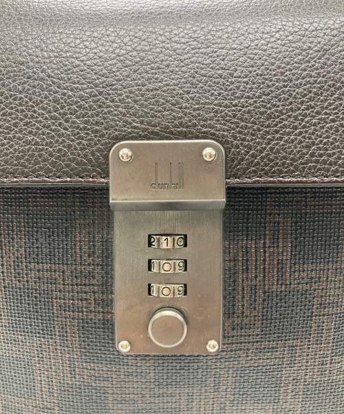 dunhill（ダンヒル）dunhill (ダンヒル) ダイヤルロック付セカンドバッグ ブラウンの古着・服飾アイテム