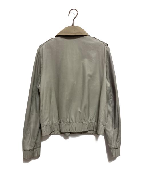 3.1 phillip lim（スリーワンフィリップリム）3.1 phillip lim (スリーワンフィリップリム) ラムレザージャケット グリーン サイズ:SIZE 4の古着・服飾アイテム