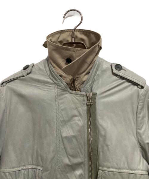 3.1 phillip lim（スリーワンフィリップリム）3.1 phillip lim (スリーワンフィリップリム) ラムレザージャケット グリーン サイズ:SIZE 4の古着・服飾アイテム