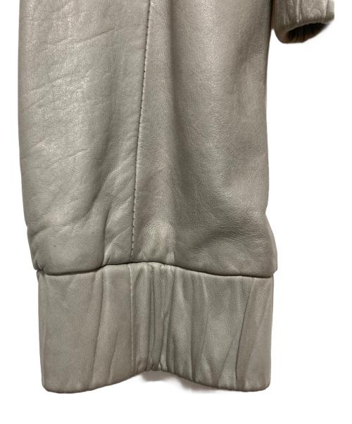 3.1 phillip lim（スリーワンフィリップリム）3.1 phillip lim (スリーワンフィリップリム) ラムレザージャケット グリーン サイズ:SIZE 4の古着・服飾アイテム