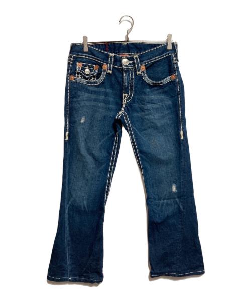 TRUE RELIGION（トゥルー レリジョン）TRUE RELIGION (トゥルー レリジョン) ダメージ加工フレアデニム インディゴ サイズ:W30の古着・服飾アイテム