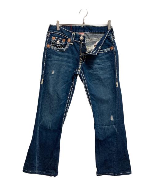 TRUE RELIGION（トゥルー レリジョン）TRUE RELIGION (トゥルー レリジョン) ダメージ加工フレアデニム インディゴ サイズ:W30の古着・服飾アイテム