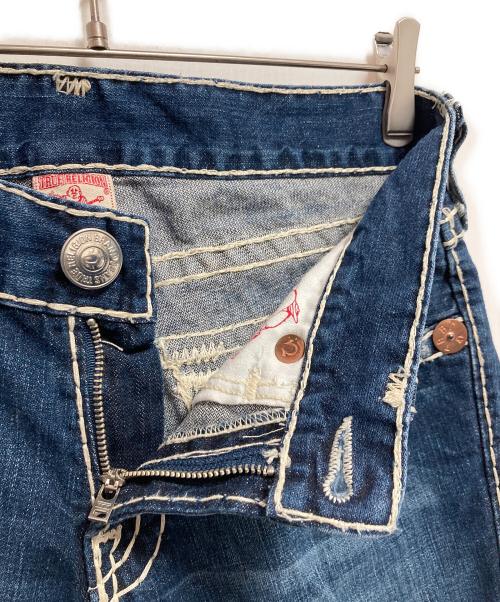TRUE RELIGION（トゥルー レリジョン）TRUE RELIGION (トゥルー レリジョン) ダメージ加工フレアデニム インディゴ サイズ:W30の古着・服飾アイテム