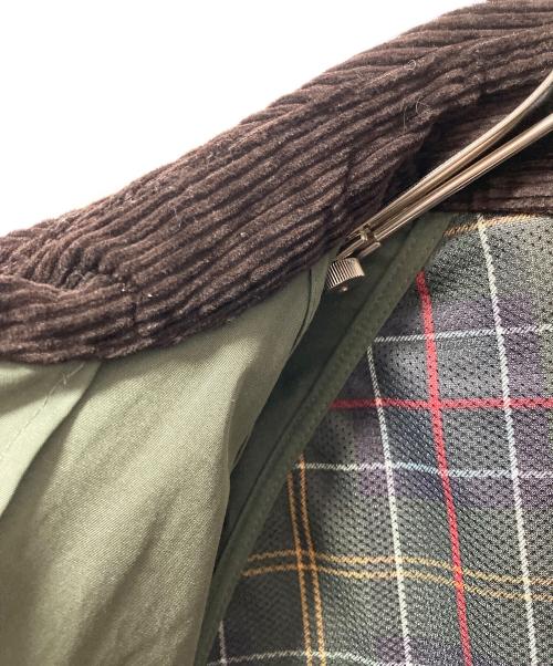 Barbour（バブアー）Barbour (バブアー) SPEY ピーチスキン コットン ショートレングスブルゾン オリーブ サイズ:Lの古着・服飾アイテム