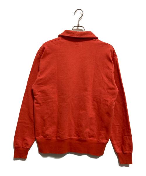 Pherrow's（フェローズ）Pherrow's (フェローズ) DENVER LIONS ハーフジップスウェット オレンジ サイズ:XLの古着・服飾アイテム