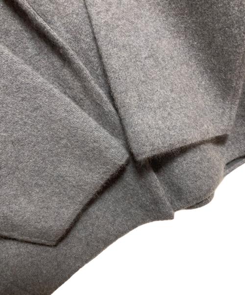 JOURNAL STANDARD（ジャーナルスタンダード）JOURNAL STANDARD (ジャーナルスタンダード) ダブルフェイスコクーンニットジャケット グレー サイズ:表記なしの古着・服飾アイテム