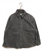 upper hightsアッパーハイツ）の古着「THE SENSE デニムシャツ」｜ブラック