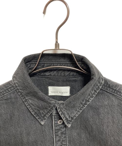 upper hights（アッパーハイツ）upper hights (アッパーハイツ) THE SENSE デニムシャツ ブラック サイズ:1の古着・服飾アイテム