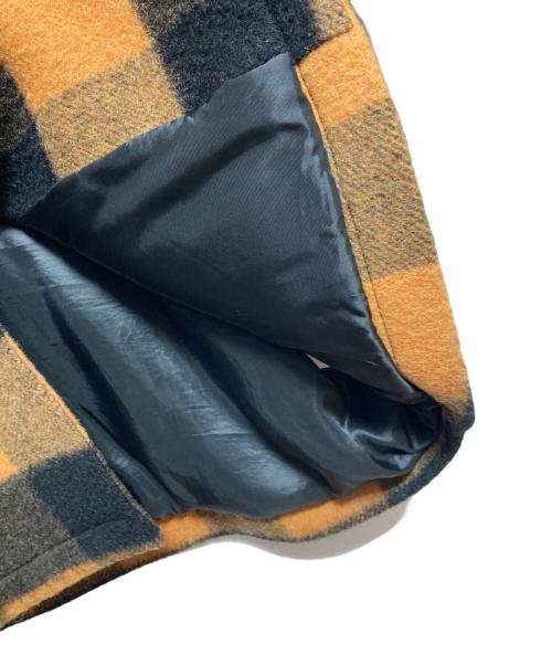 MM6 Maison Margiela（エムエムシックスメゾンマルジェラ）MM6 Maison Margiela (エムエムシックスメゾンマルジェラ) オーバーサイズブレストコート ブラック×オレンジ サイズ:40の古着・服飾アイテム