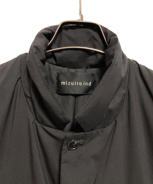 mizuiro-ind（ミズイロインド）mizuiro-ind (ミズイロインド) スタンドカラーダウンコート ブラック サイズ:-の古着・服飾アイテム
