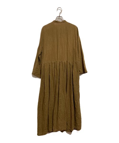 nest Robe（ネストローブ）nest Robe (ネストローブ) リネンワンピース ベージュ サイズ:Fの古着・服飾アイテム