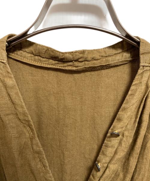 nest Robe（ネストローブ）nest Robe (ネストローブ) リネンワンピース ベージュ サイズ:Fの古着・服飾アイテム