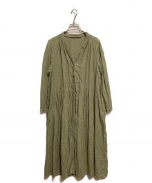 nest Robe（ネストローブ）の古着「リネンワンピース」｜グリーン