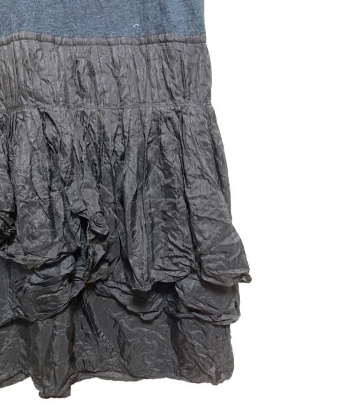 45rpm（45アールピーエム）45rpm (45アールピーエム) シルクフリル切替ワンピース インディゴ サイズ:Mの古着・服飾アイテム