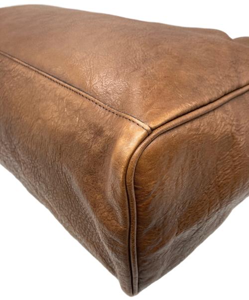 SITA PARANTICA（シータパランティカ）SITA PARANTICA (シータパランティカ) レザートートバッグ ブラウンの古着・服飾アイテム