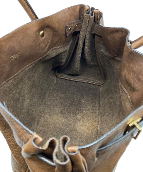 SITA PARANTICA（シータパランティカ）SITA PARANTICA (シータパランティカ) レザートートバッグ ブラウンの古着・服飾アイテム