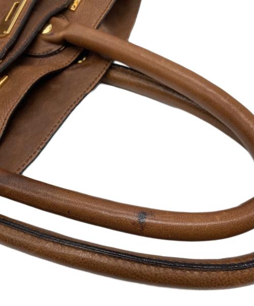 SITA PARANTICA（シータパランティカ）SITA PARANTICA (シータパランティカ) レザートートバッグ ブラウンの古着・服飾アイテム