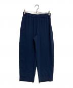 theoryセオリー）の古着「Satin Crepe Straight Pull On Pant」｜ネイビー