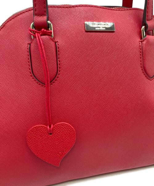 Kate Spade（ケイトスペード）Kate Spade (ケイトスペード) 2WAYショルダーバッグ レッドの古着・服飾アイテム