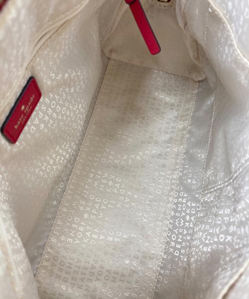 Kate Spade（ケイトスペード）Kate Spade (ケイトスペード) 2WAYショルダーバッグ レッドの古着・服飾アイテム