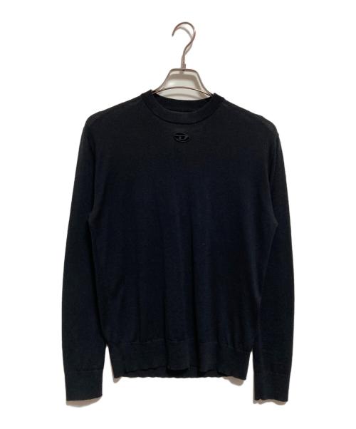 DIESEL（ディーゼル）DIESEL (ディーゼル) K-GARTH クルーネックニット ブラック サイズ:Sの古着・服飾アイテム