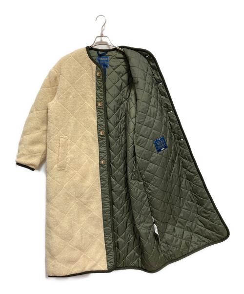 LAVENHAM（ラベンハム）LAVENHAM (ラベンハム) Sherpa Long Coat Womens アイボリー サイズ:SIZE 38の古着・服飾アイテム