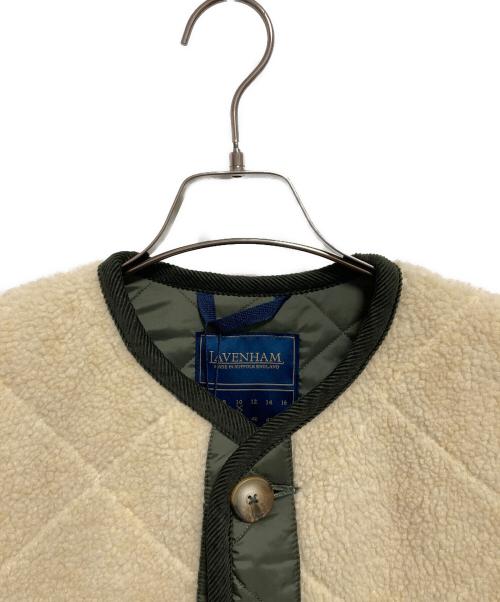 LAVENHAM（ラベンハム）LAVENHAM (ラベンハム) Sherpa Long Coat Womens アイボリー サイズ:SIZE 38の古着・服飾アイテム