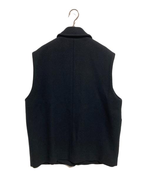 SACRA（サクラ）SACRA (サクラ) ラムウール メルトンジレ ブラック サイズ:38の古着・服飾アイテム