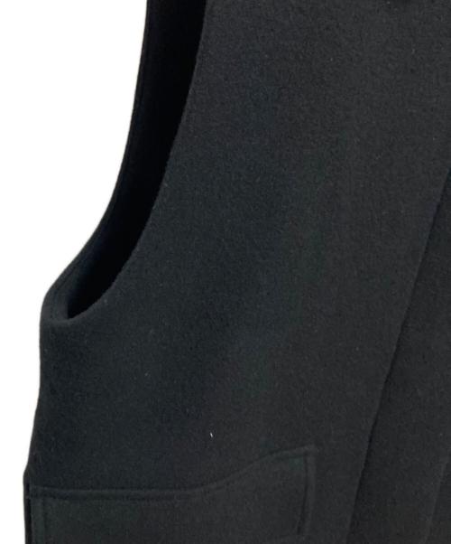 SACRA（サクラ）SACRA (サクラ) ラムウール メルトンジレ ブラック サイズ:38の古着・服飾アイテム