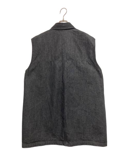 ETRE（エトレ）etre (エトレ) EDWIN (エドウィン) スリーブレスデニムミニワンピース ブラック サイズ:Mの古着・服飾アイテム