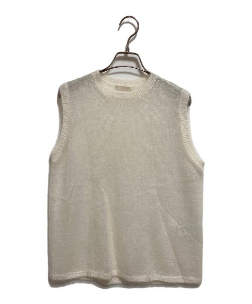 Plage（プラージュ）Plage (プラージュ) ニットベスト ホワイト サイズ:不明の古着・服飾アイテム
