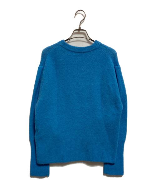journal standard L'essage（ジャーナルスタンダード レサージュ）journal standard L'essage (ジャーナルスタンダード レサージュ) リャマブレンド タックスリーブプルオーバー ブルー サイズ:不明の古着・服飾アイテム
