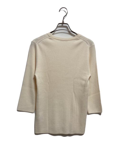 EVERYDAY I LIKE.（エヴリデイ アイ ライク）EVERYDAY I LIKE. (エヴリデイ アイ ライク) Rib クルーネックプルオーバー アイボリー サイズ:-の古着・服飾アイテム