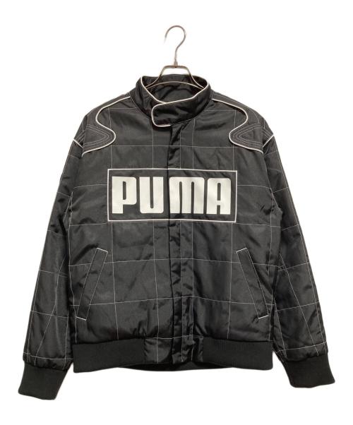 PUMA（プーマ）PUMA (プーマ) アーカイブ シーズナル リラックス レーサー ジャケット ブラック サイズ:Mの古着・服飾アイテム
