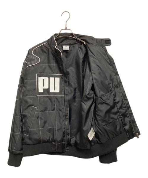 PUMA（プーマ）PUMA (プーマ) アーカイブ シーズナル リラックス レーサー ジャケット ブラック サイズ:Mの古着・服飾アイテム