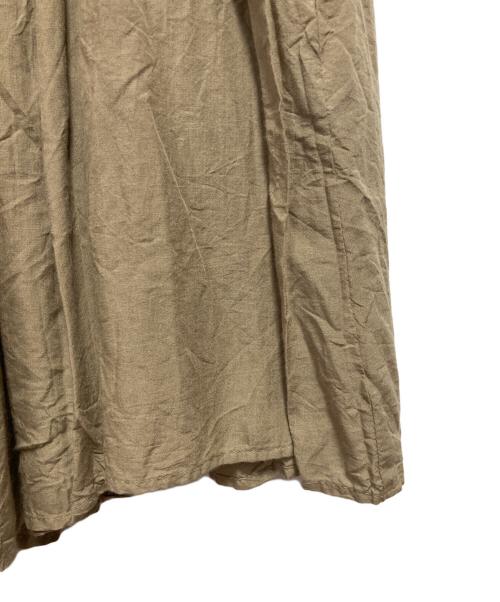 Spick and Span（スピック＆スパン）Spick and Span (スピック＆スパン) HYU ギャザーワンピース ベージュ サイズ:36の古着・服飾アイテム