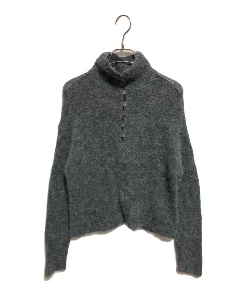 Plage（プラージュ）Plage (プラージュ) ALPACA MIX BUTTON ニット グレー サイズ:FREEの古着・服飾アイテム