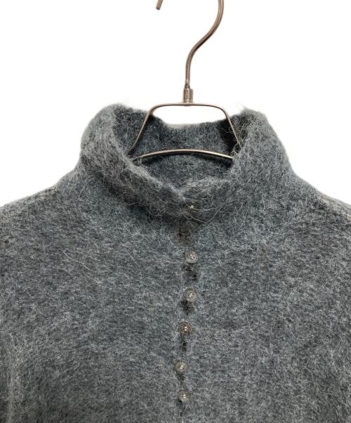 Plage（プラージュ）Plage (プラージュ) ALPACA MIX BUTTON ニット グレー サイズ:FREEの古着・服飾アイテム